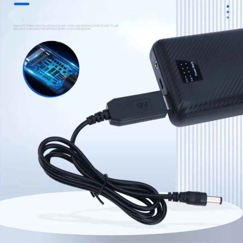 1pc 5V to 21V Boost Cable for 21V Battery Charging - DC Interface USB Adapter Cable