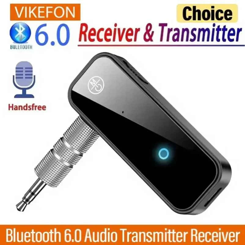 Bluetooth Audio Receiver Transmitter 6.0 Wireless Adapter USB Dongle for TV PC Car Kit with 3.5mm AUX and Handfree Call