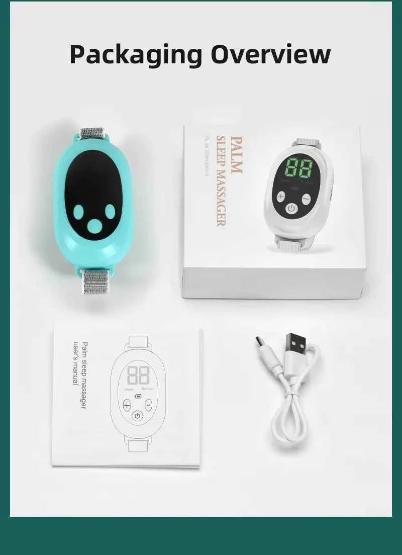 Anxiety Relief Sleep Device with Two Modes and 20 Intensity Levels for Insomnia and Soothing Relaxation