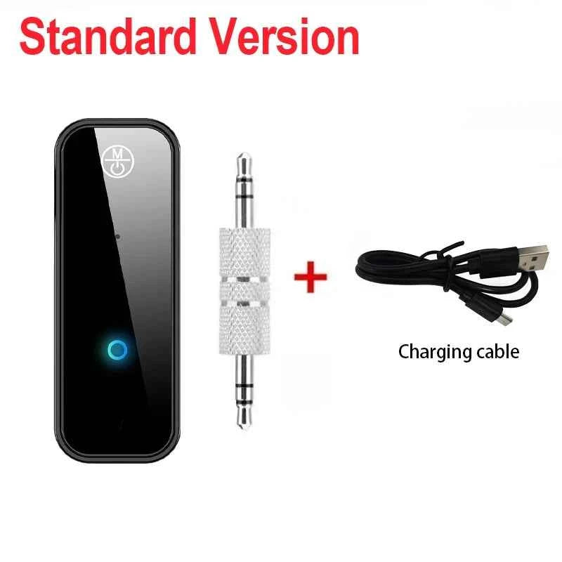 Bluetooth Audio Receiver Transmitter 6.0 Wireless Adapter USB Dongle for TV PC Car Kit with 3.5mm AUX and Handfree Call