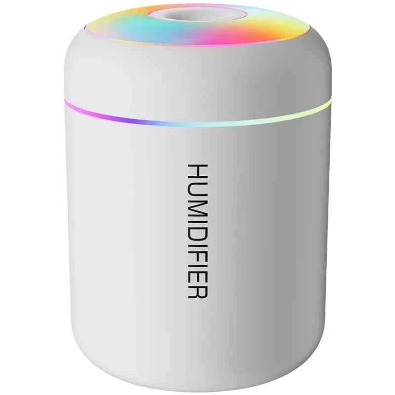 180ML Mini Air Humidifier USB Essential Oil Diffuser for Home, Car, and Bedroom Aromatherapy Lights