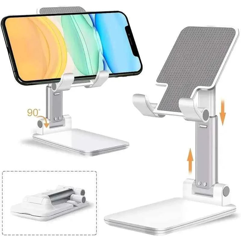 Adjustable Phone Holder Stand for iPhone, iPad, Xiaomi - Universal Desktop Tablet Stand