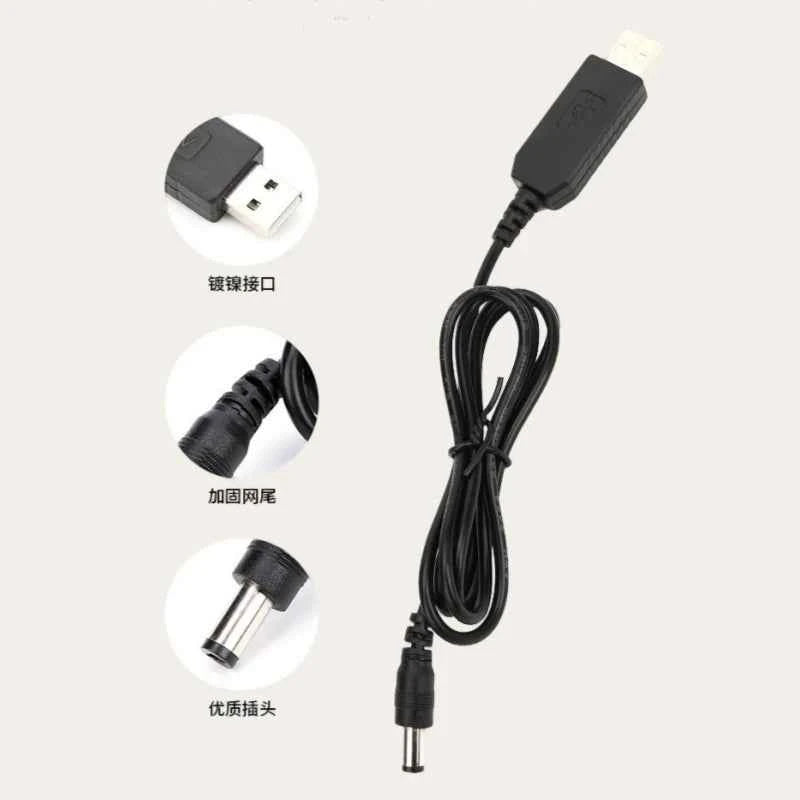 1pc 5V to 21V Boost Cable for 21V Battery Charging - DC Interface USB Adapter Cable
